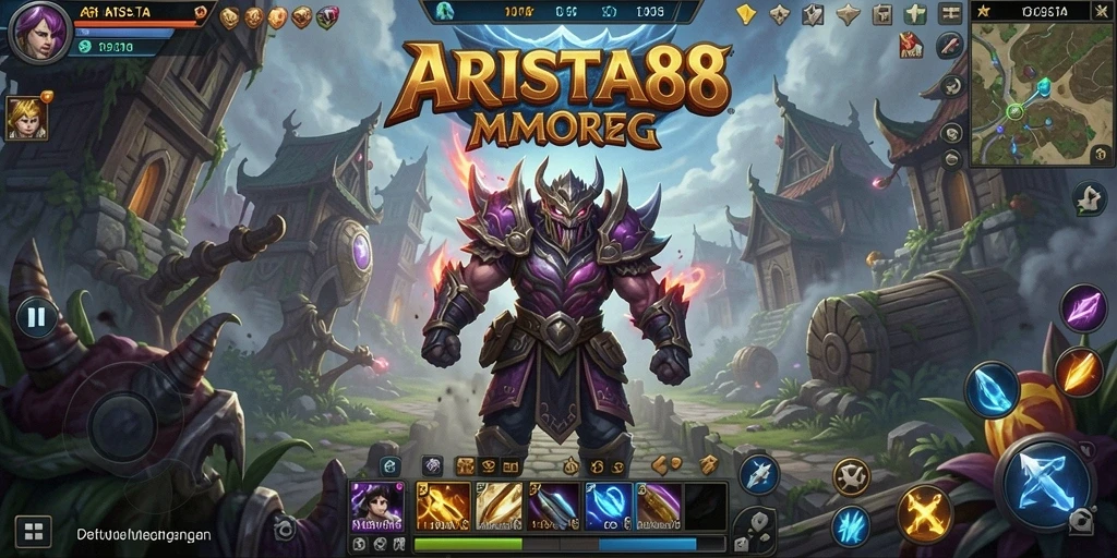 Tampilan gameplay ARISTA88 yang menambah keseruan petualangan MMORPG.