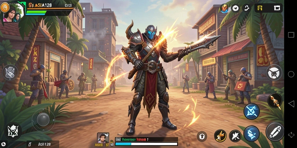 Screenshot gameplay ASIA128 menampilkan interaksi karakter yang menarik.