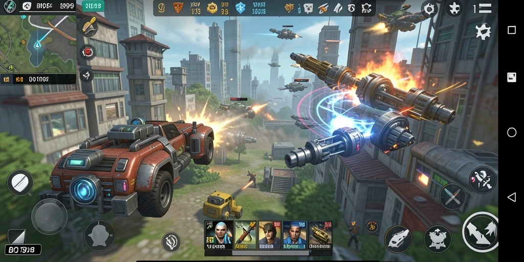 Screenshot gameplay <strong>BOS898</strong> menunjukkan aksi pertempuran yang intens.