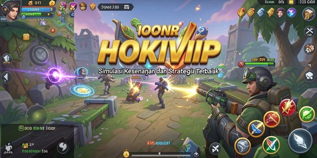 Tampilan menarik gameplay HOKIVIP dengan elemen simulasi yang mendebarkan.