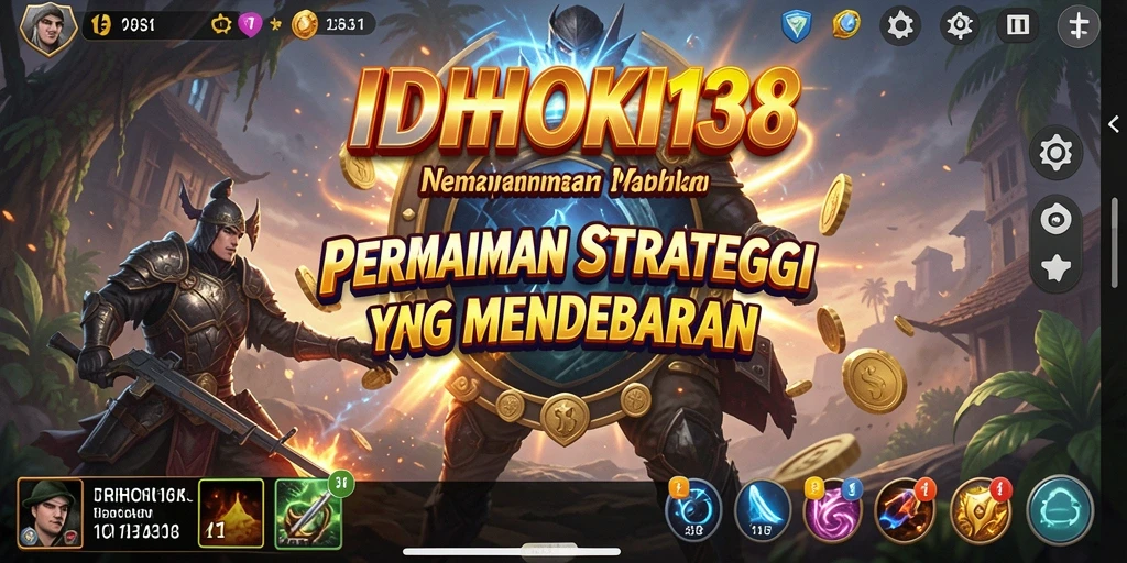 Tampilan menarik dari gameplay strategi IDRHOKI138.