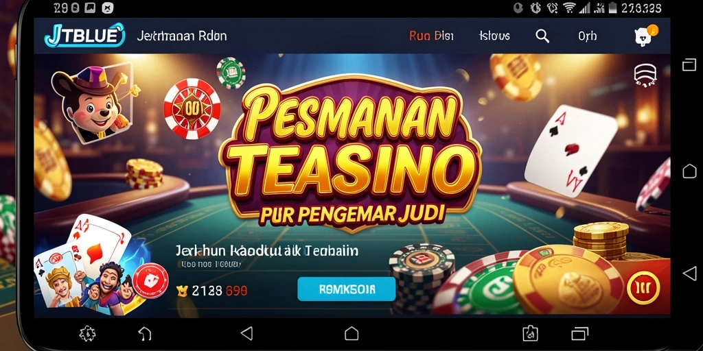 Tampilan gameplay JTBLUE yang menarik dan menegangkan.