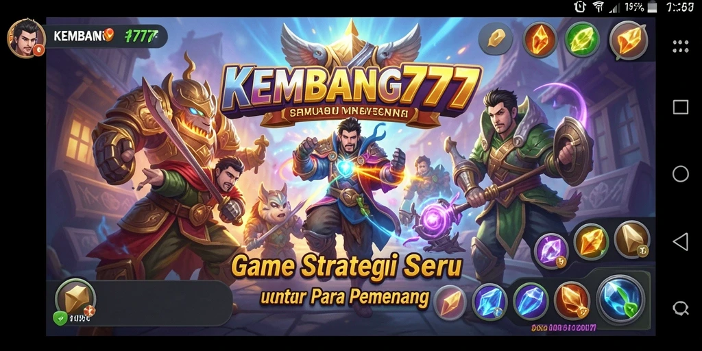 Gameplay KEMBANG777 menampilkan aksi strategi yang mendebarkan.