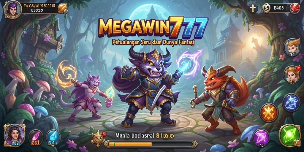 Tangkapan layar MEGAWIN777 yang menunjukkan aksi petualangan mendebarkan.