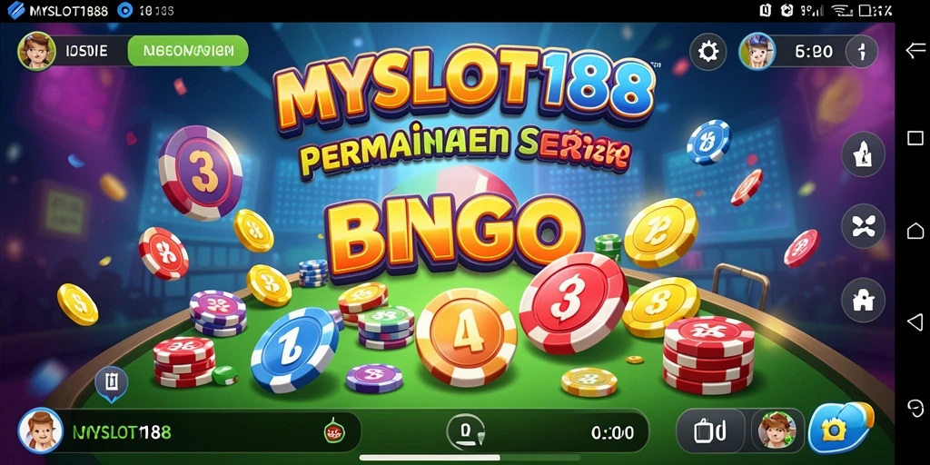 Screenshot gameplay MYSLOT188 yang menggambarkan suasana bermain Bingo.