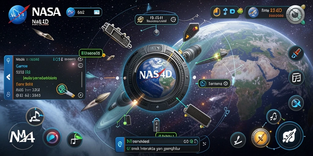 Screenshot gameplay NASA4D menampilkan pemain bersenang-senang dengan musik.