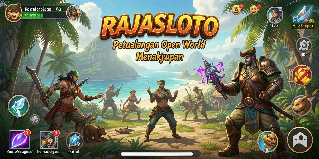 Gameplay menakjubkan di dunia terbuka RAJASLOTO.