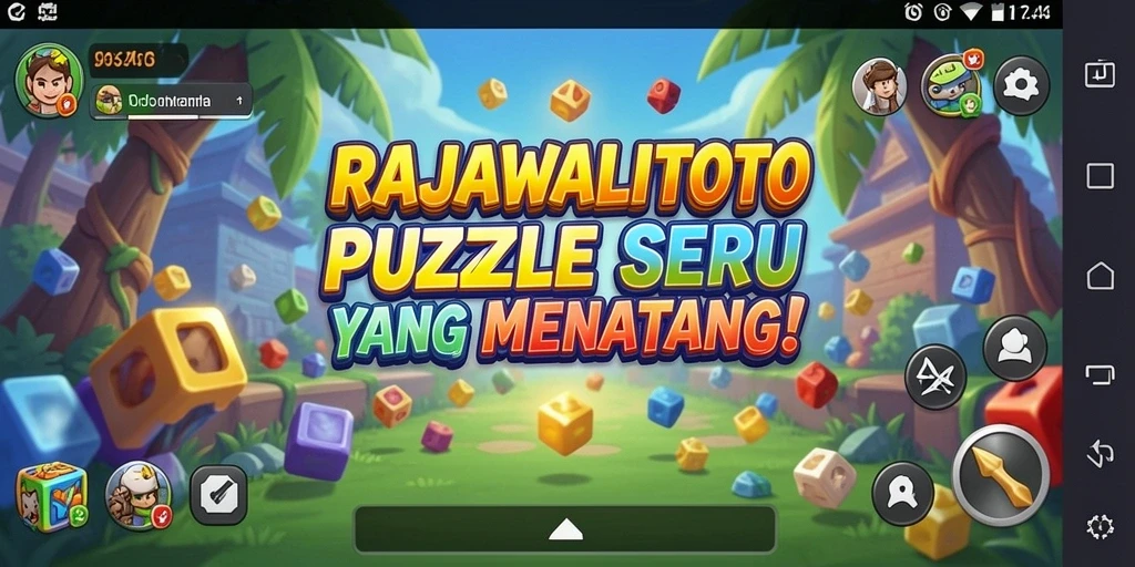 Tampilan gameplay seru RAJAWALITOTO saat mencocokkan objek.