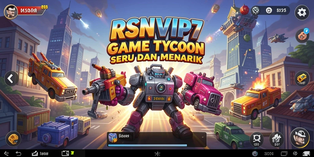 Screenshot gameplay RSNVIP7 dengan tampilan manajemen bisnis yang menarik.