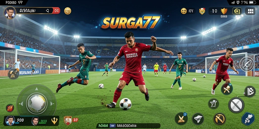 Tampilan menakjubkan dari gameplay SURGA77 yang menarik.