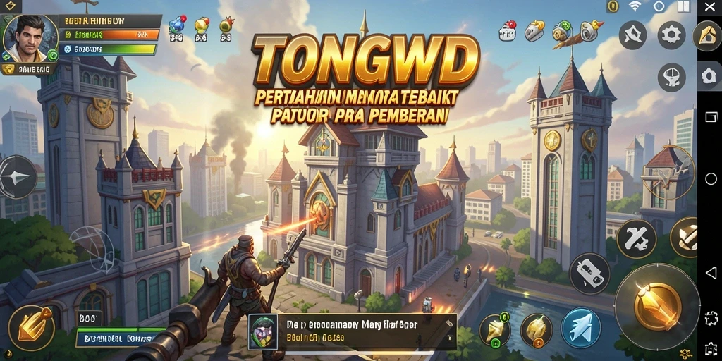 Gameplay TONGWD di Tower Defense yang menegangkan dan strategis.